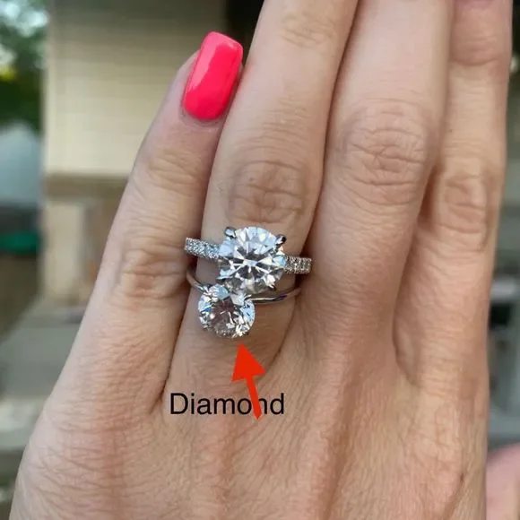 Captivating 4.5ct tw bridal wedding Ring Set